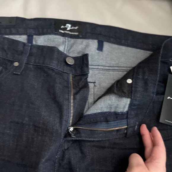 NWT - 7 For All Mankind Men’s Luxe Performance Relaxed Straight Jeans - Size 38 - Picture 3 of 9